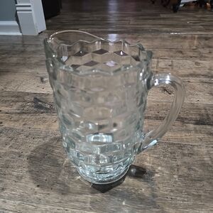 Vintage Fostoria Glass pitcher